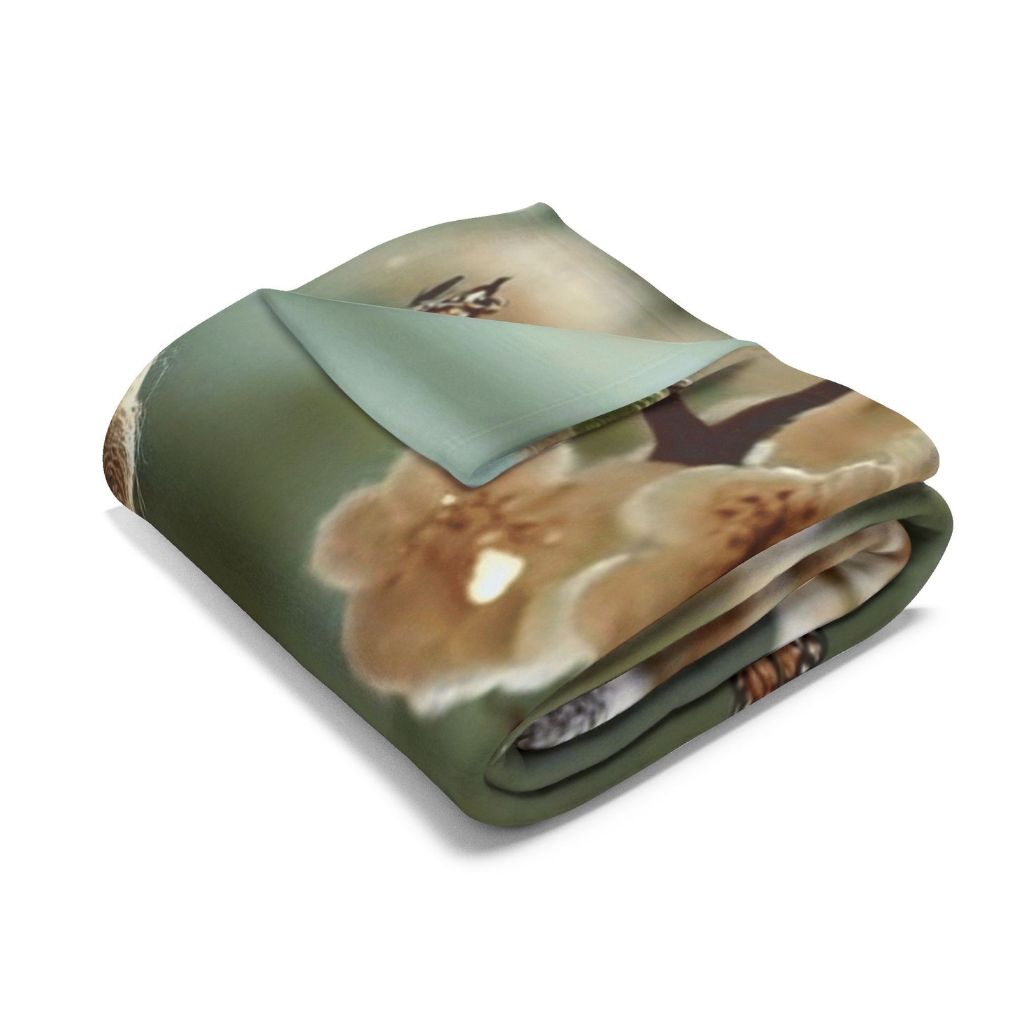 Floral Fairy Fleece Blanket — Cozy Spring Blossom Throw for Kids & Adults