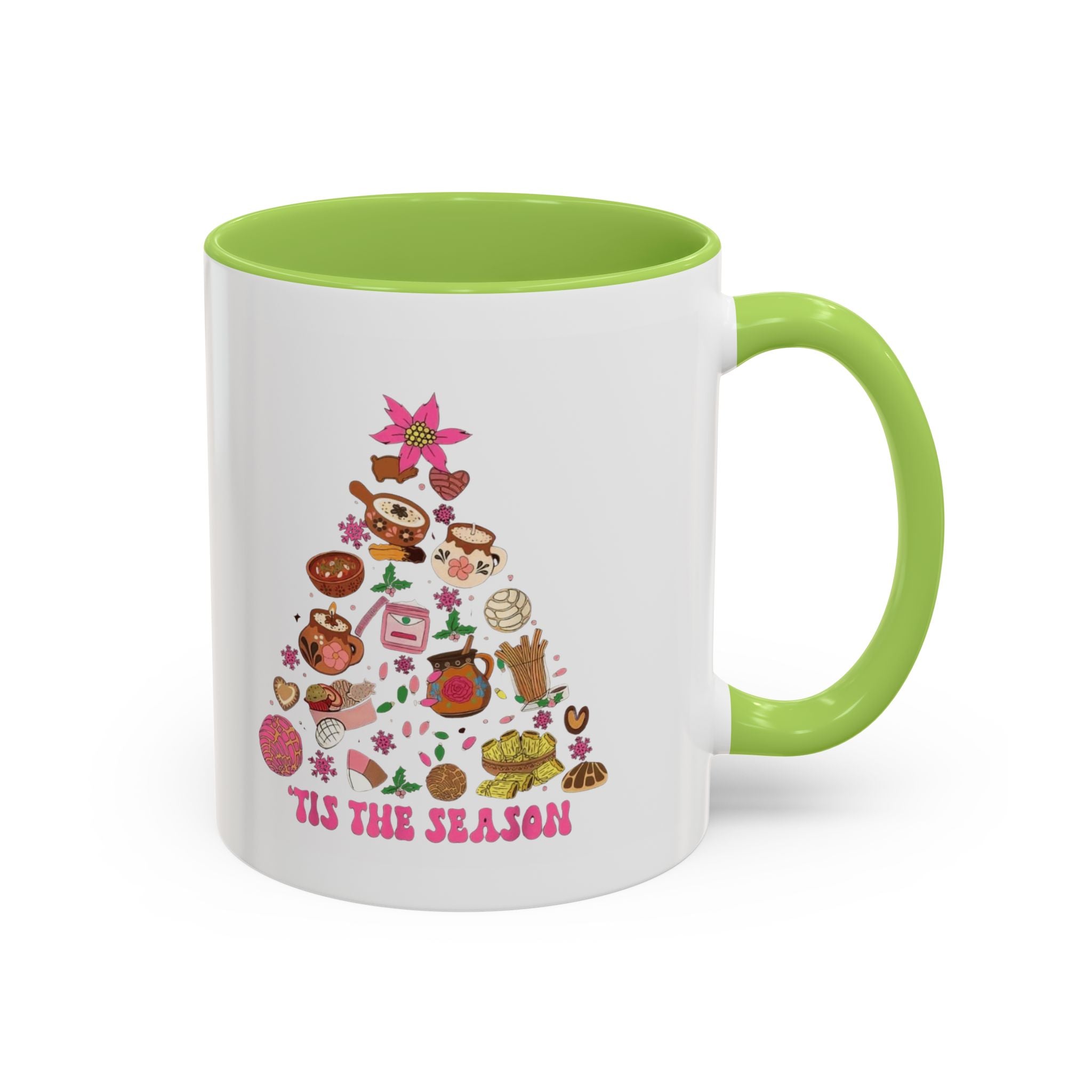 Coffee Mug - 'Tis the Season' Holiday Cookie Tree Accent Mug (11/15oz)