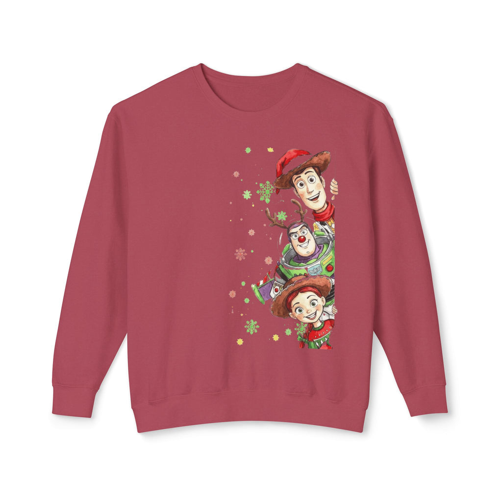 Christmas Toy Cowboy Crewneck Sweatshirt  Festive Woody & Friends Holiday Sweatshirt Cartoon Christmas T-shirts and Sweaters