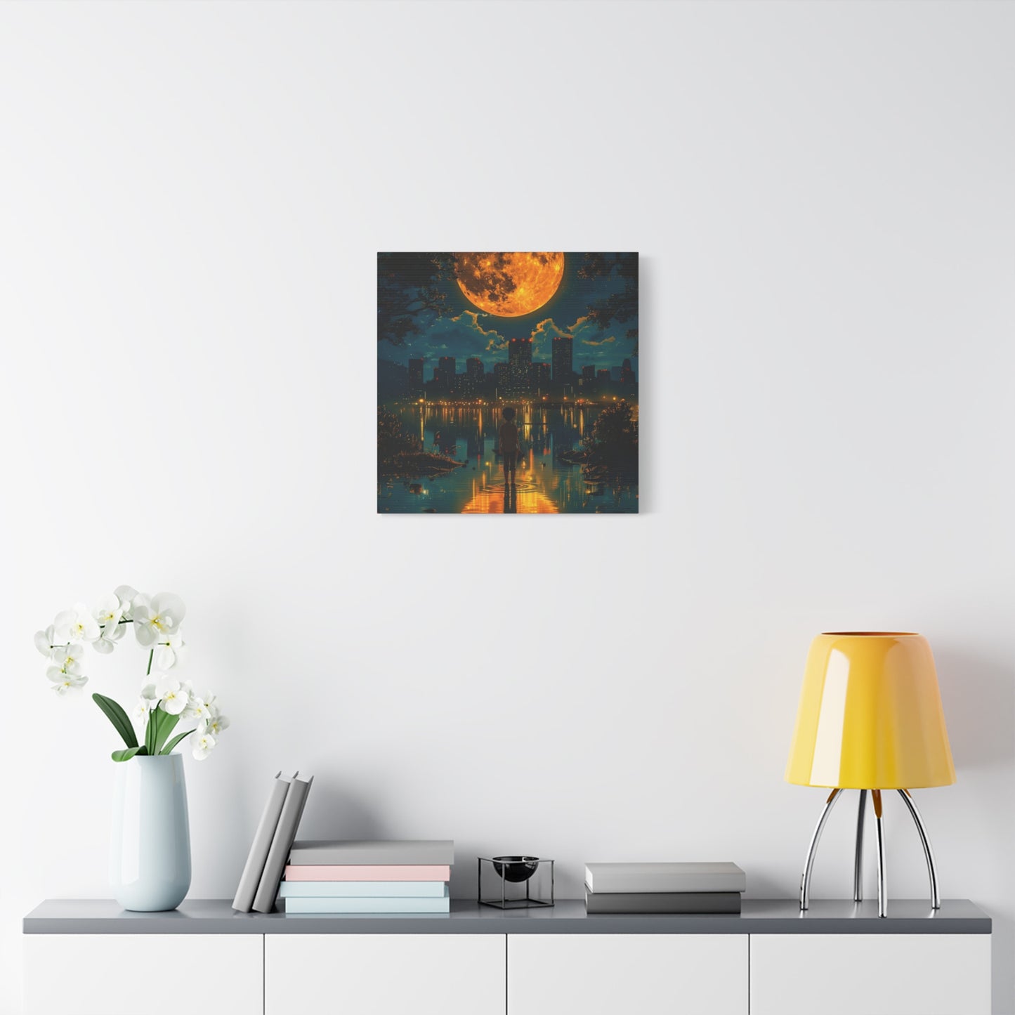 Because words have the power to move you let them live on your wall, Unique Nightscape Decoration, Perfect for Any Occasion