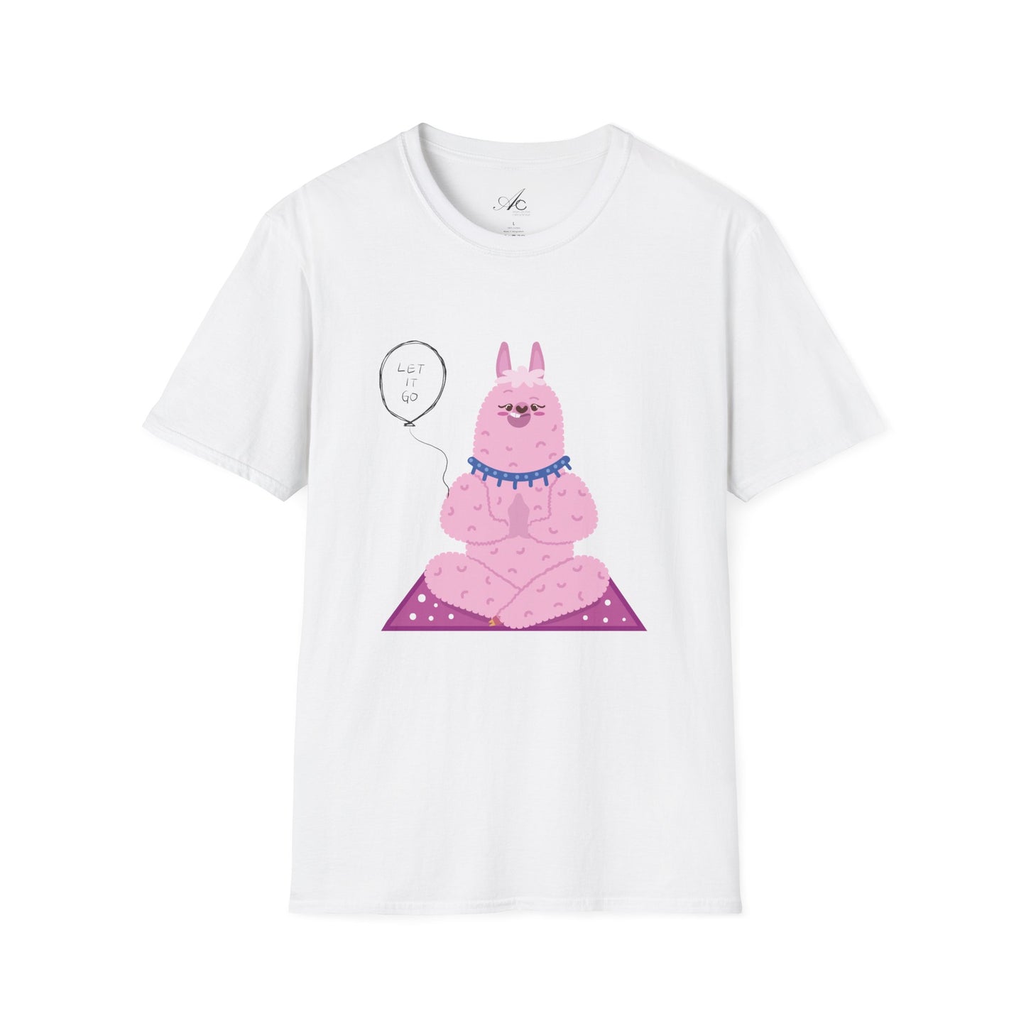 ✨ Let your outfit reflect your inner peace. Meditating Bunny T-Shirt, Softstyle Tee for Relaxation, Chill Vibes Apparel, Perfect Gift for Yoga Lovers, Cute Animal Graphic Tee