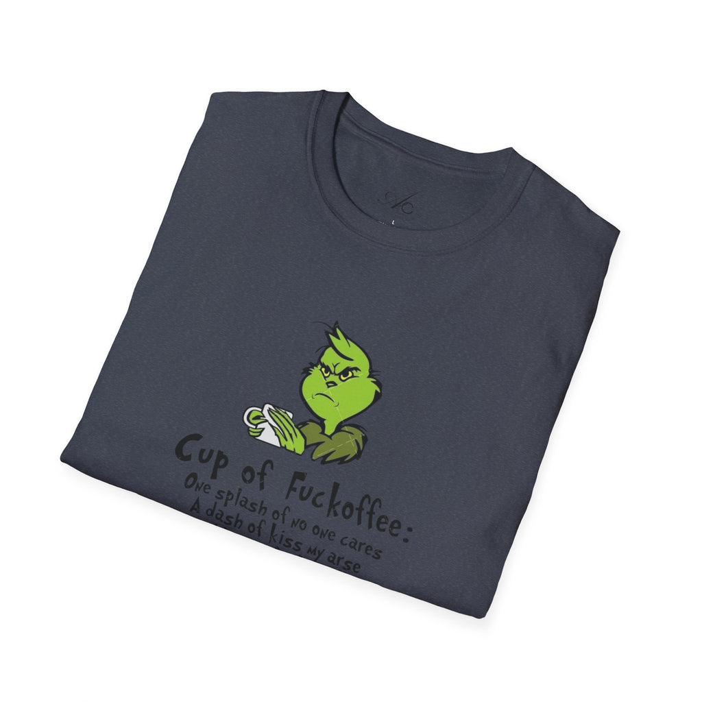 Holiday Apparel | Christmas Tees & Sweatshirts with Festive Quotes Funny Grinch Coffee Lover T-Shirt