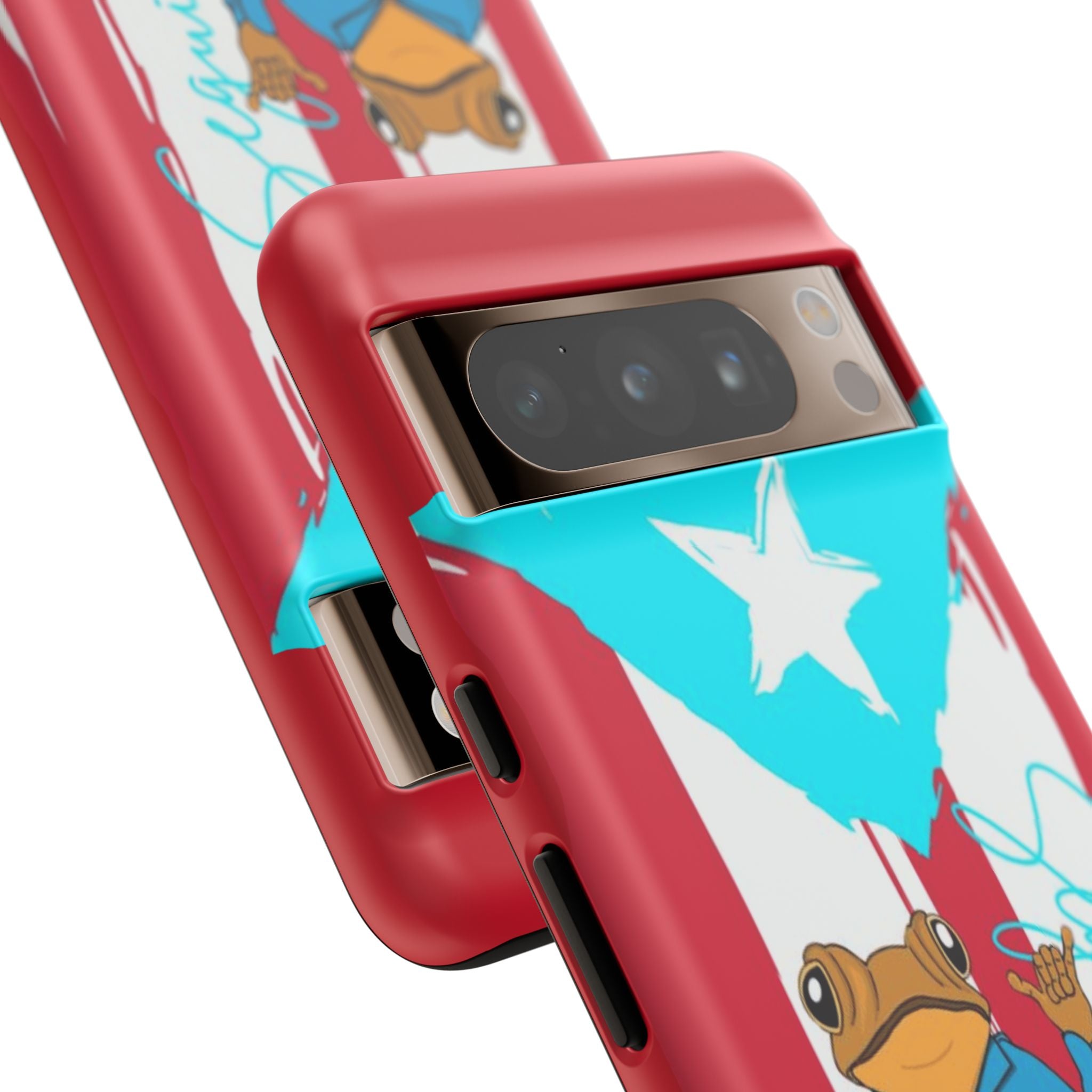 Puerto Rican Flag Frog Design ("Señorita Hops")Phone Case Isla del Encanto Phone Case – Puerto Rican Style