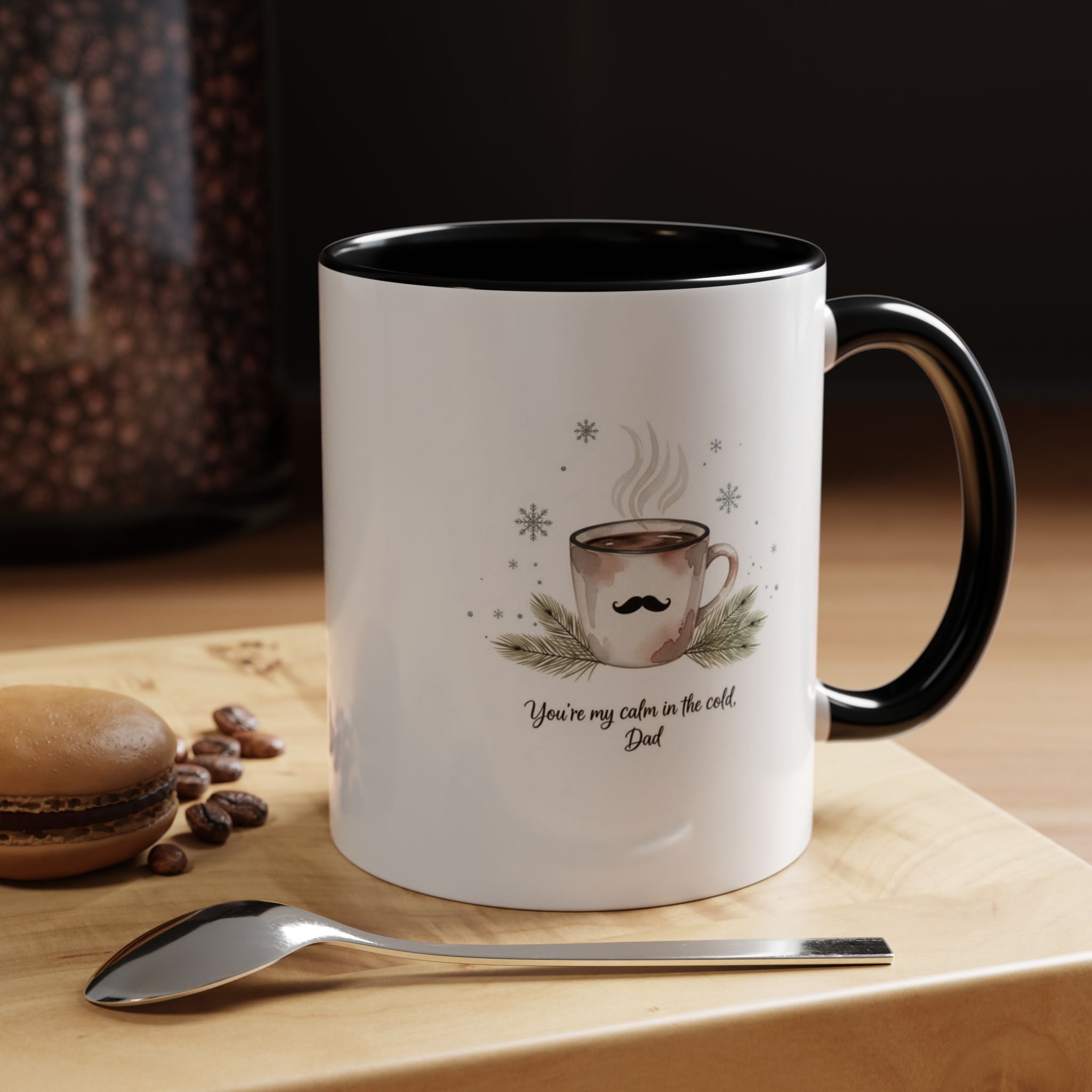 Holiday Coffee Cups with Festive Quotes & Designs Personalized Dad Coffee Mug You're my reason in the world