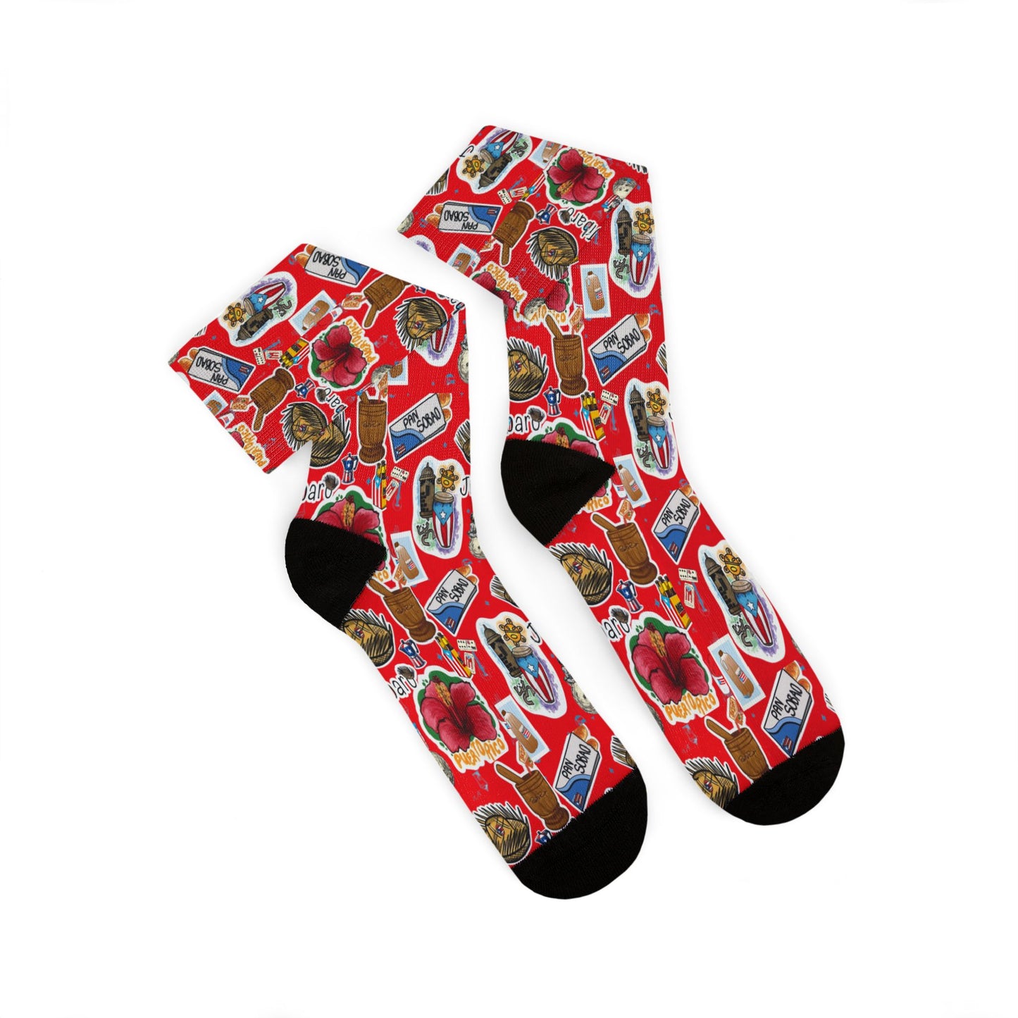 Puerto Rico Pride Sublimation Socks