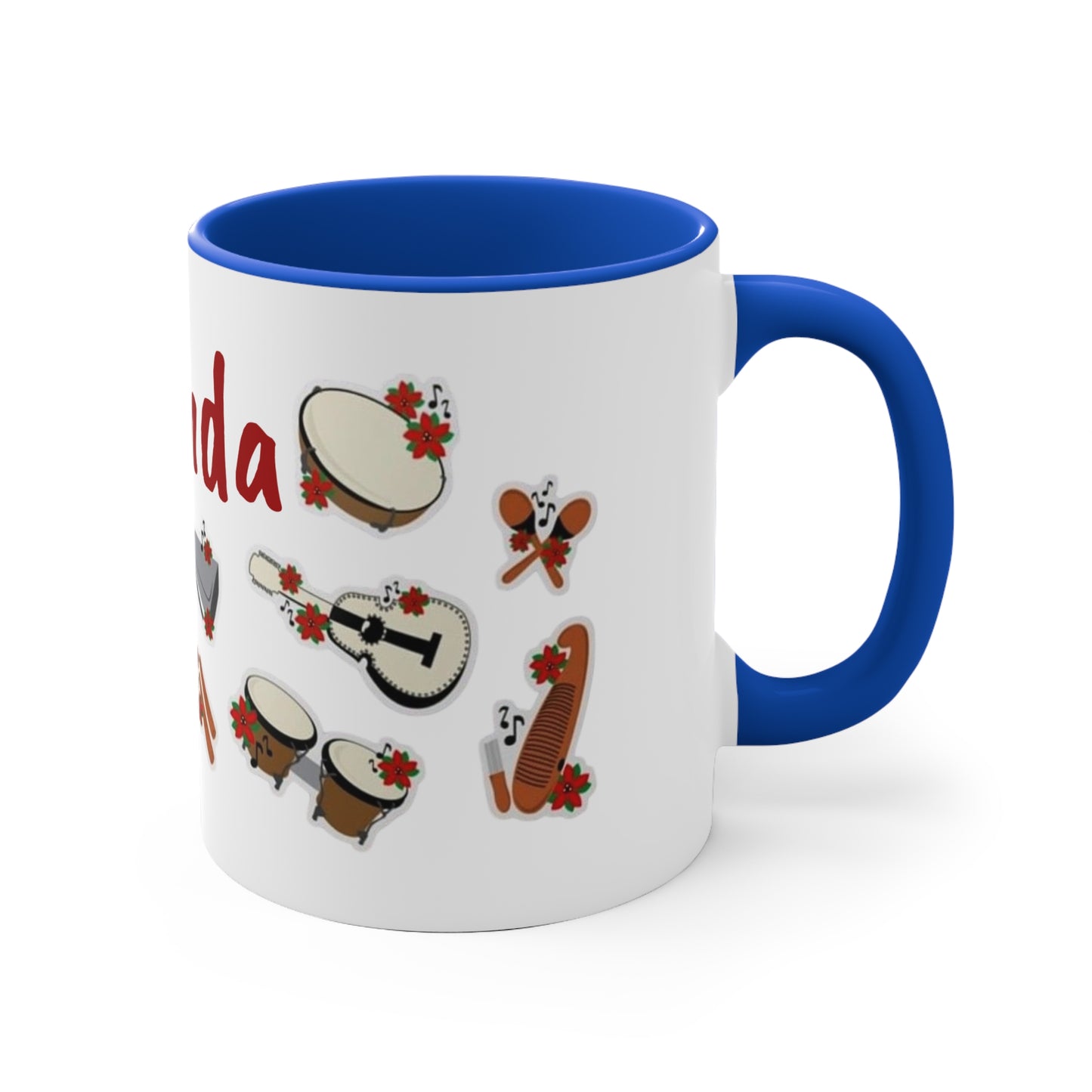 Puerto Rico  Festive Parranda Accent Mug - Perfect for Holiday Cheer