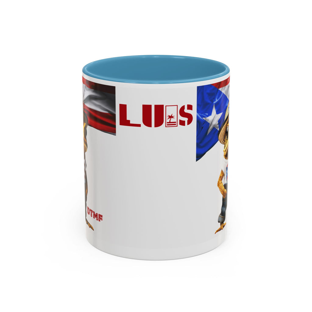 Puerto Rican Frog Character Coffee Mug - Fun Accent Mug for Coffee Lovers