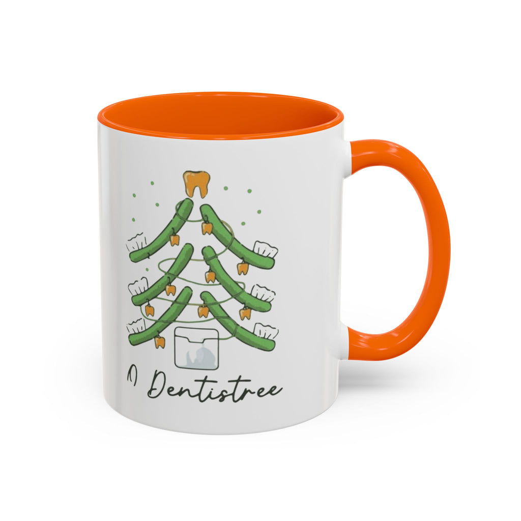 Dentist Christmas Mug - 'A Dentistree' Holiday Coffee Cup (11/15oz)
