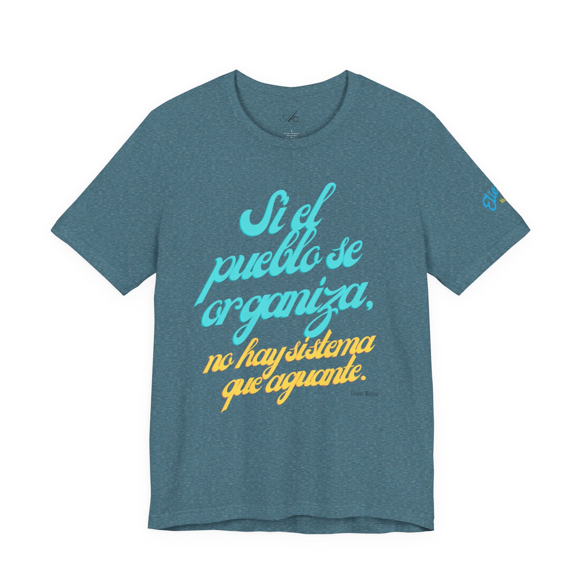 Spanish Script Tee  “Si el pueblo se organiza” Graphic T-Shirt