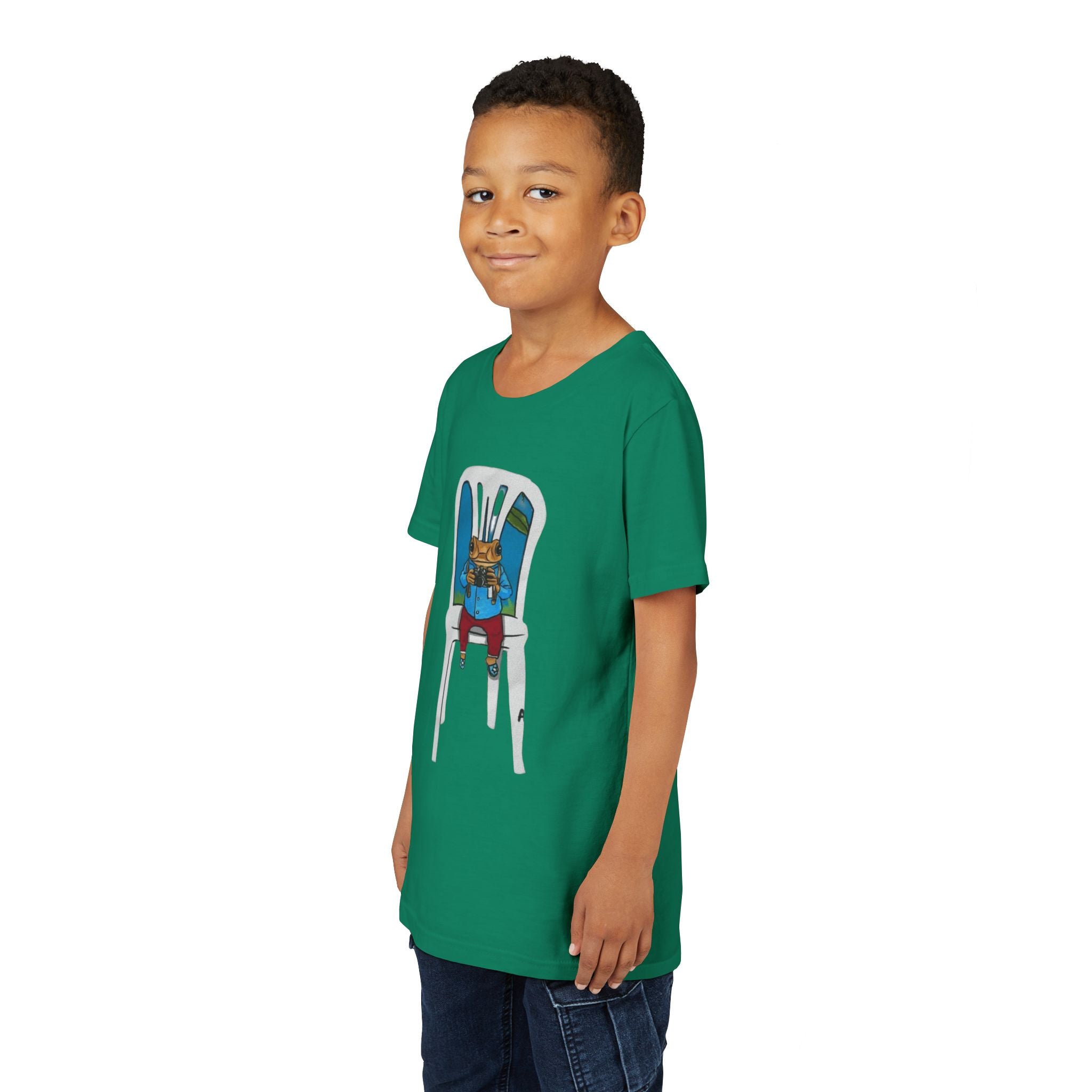 Kids Concho on a High Chair T-Shirt Cute Baby Rabbit Feeding Tee kids PUERTO RICO CHRISTMAS T-SHIRT