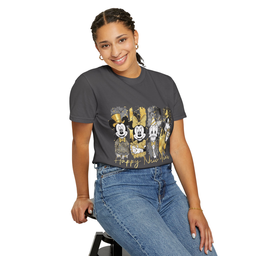 New Year Mickey & Friends T-Shirt  'Happy New Year' Graphic Tee