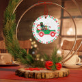 Festive Metal Ornaments - Coquito Season Holiday Decor Coquí & Palm Tree Ornament | Puerto Rico Christmas Ornament | Boricua Holiday Gift