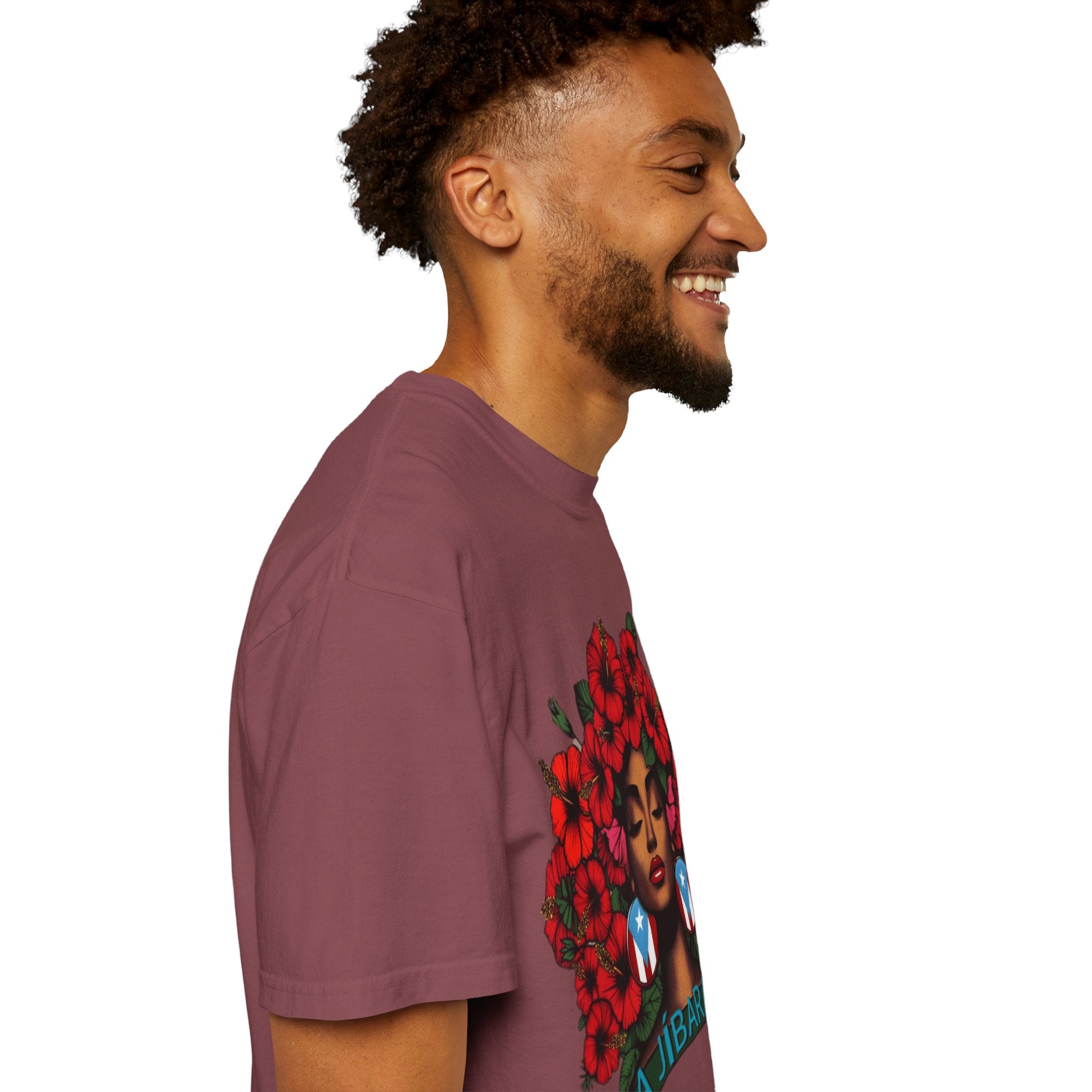 Puerto Rico Navidades T-Shirt — "La Jíbaraza" Floral Puerto Rican Pride Tee