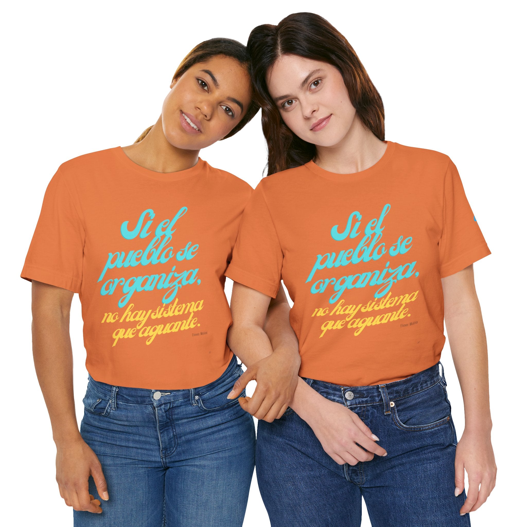 Spanish Script Tee  “Si el pueblo se organiza” Graphic T-Shirt