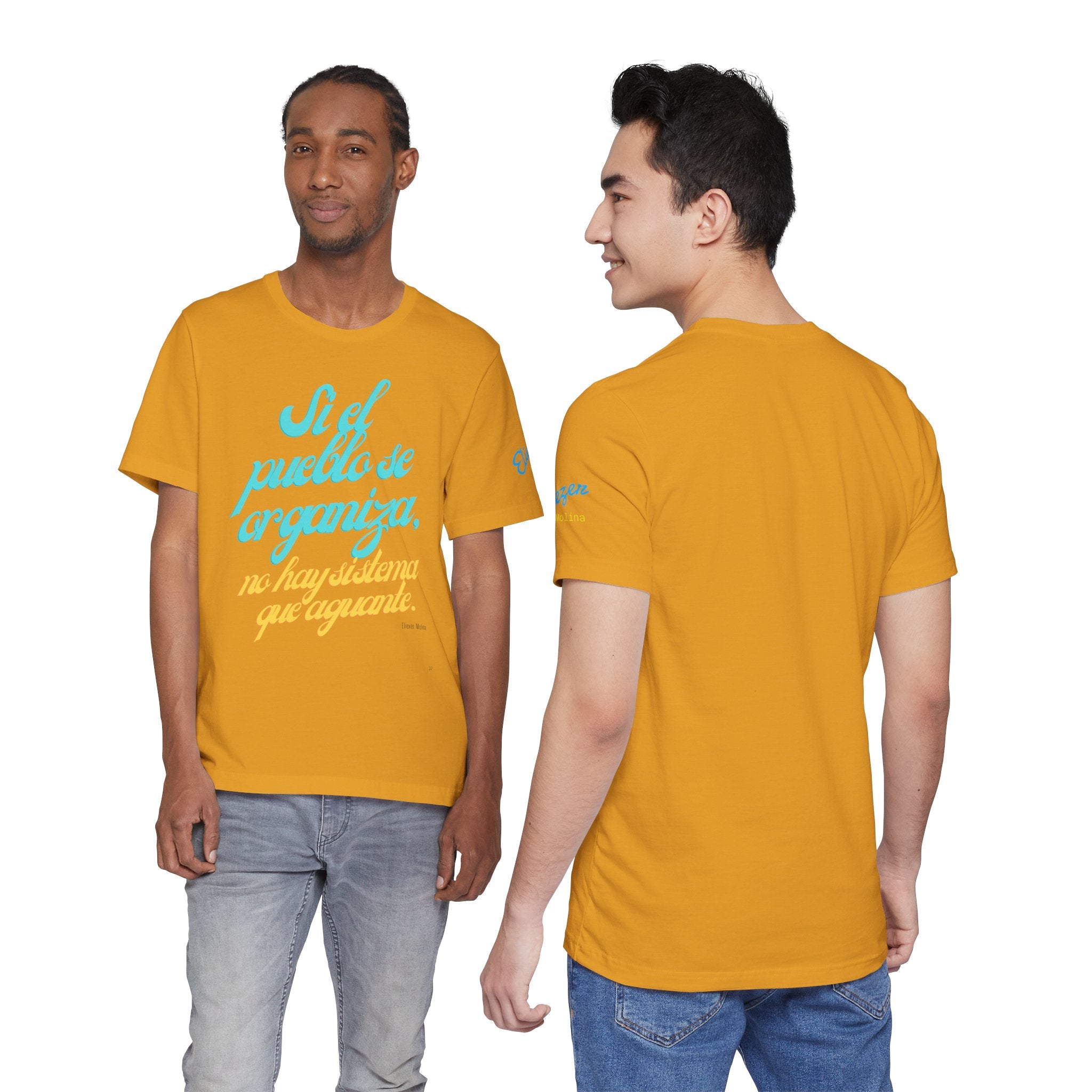 Spanish Script Tee  “Si el pueblo se organiza” Graphic T-Shirt