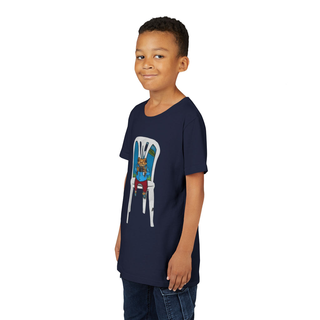 Kids Concho on a High Chair T-Shirt Cute Baby Rabbit Feeding Tee kids PUERTO RICO CHRISTMAS T-SHIRT