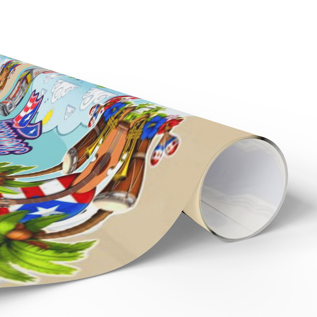 Puerto Rico Wrapping Paper – Cultural Gift Wrap | Boricua Heritage Design | Holiday & Celebration Gift Packaging