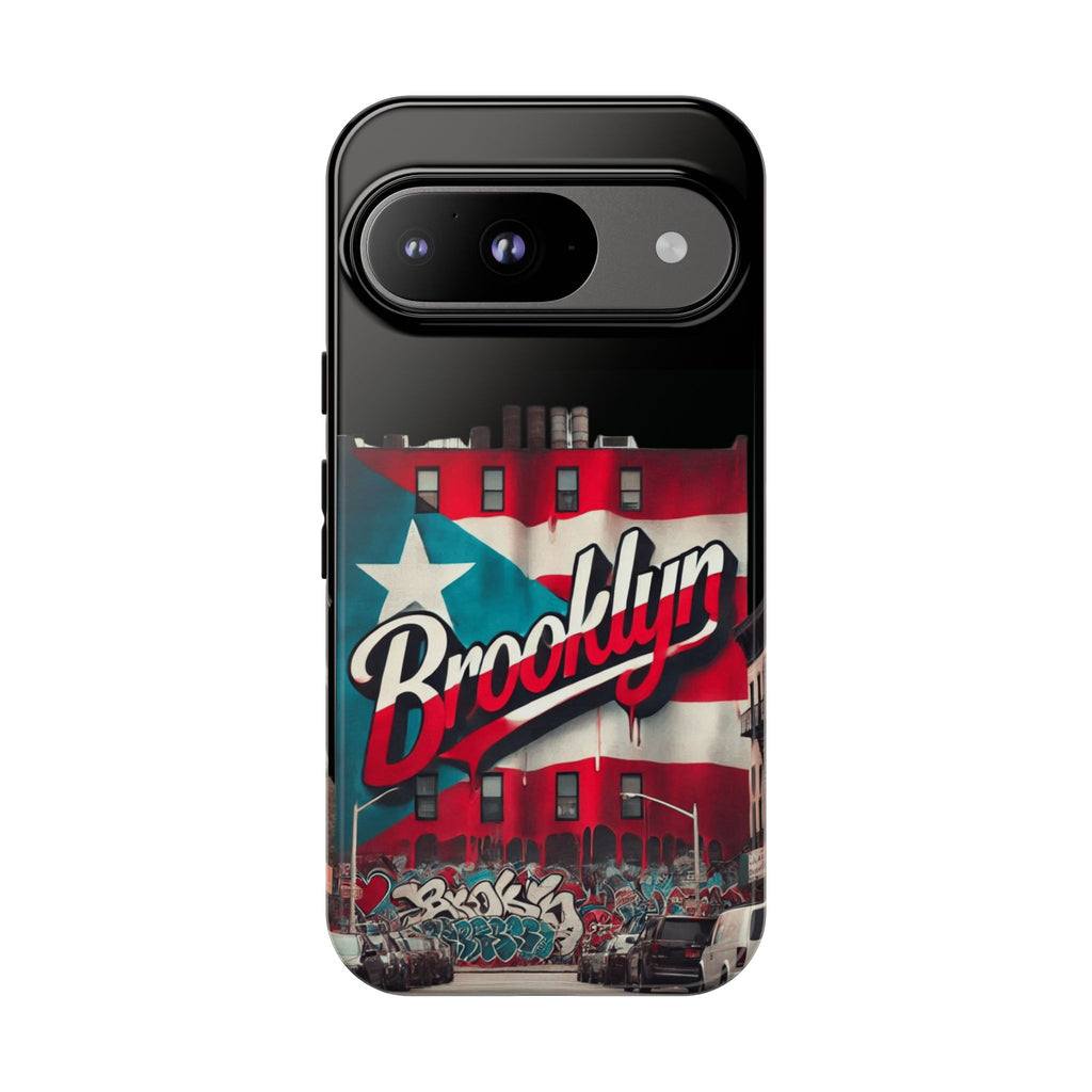 Brooklyn Street Art Phone Case  Urban Graffiti Protective Cover