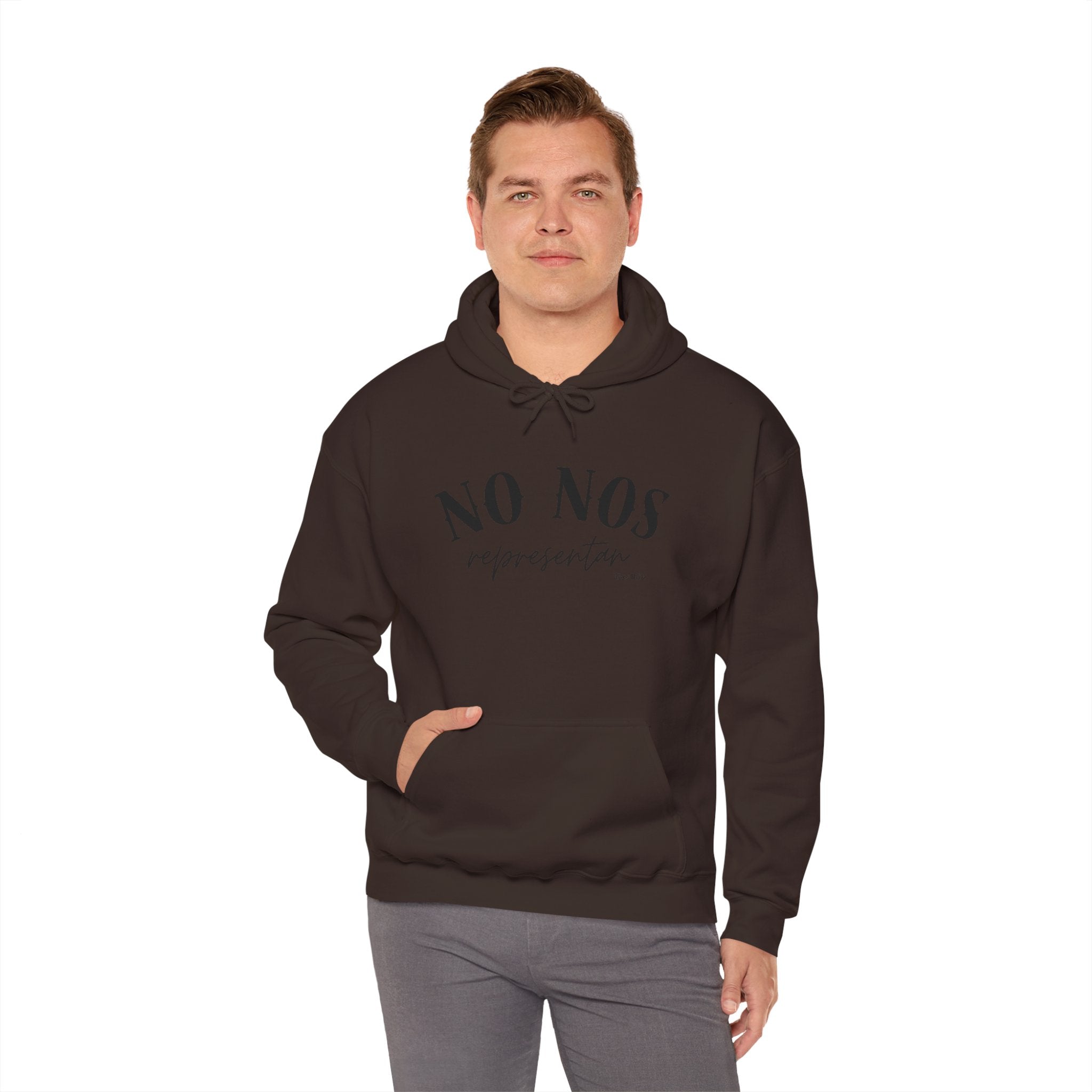 Puerto Rican Pride Hoodie  “No Nos representan” Front & Puñeta Flag Back