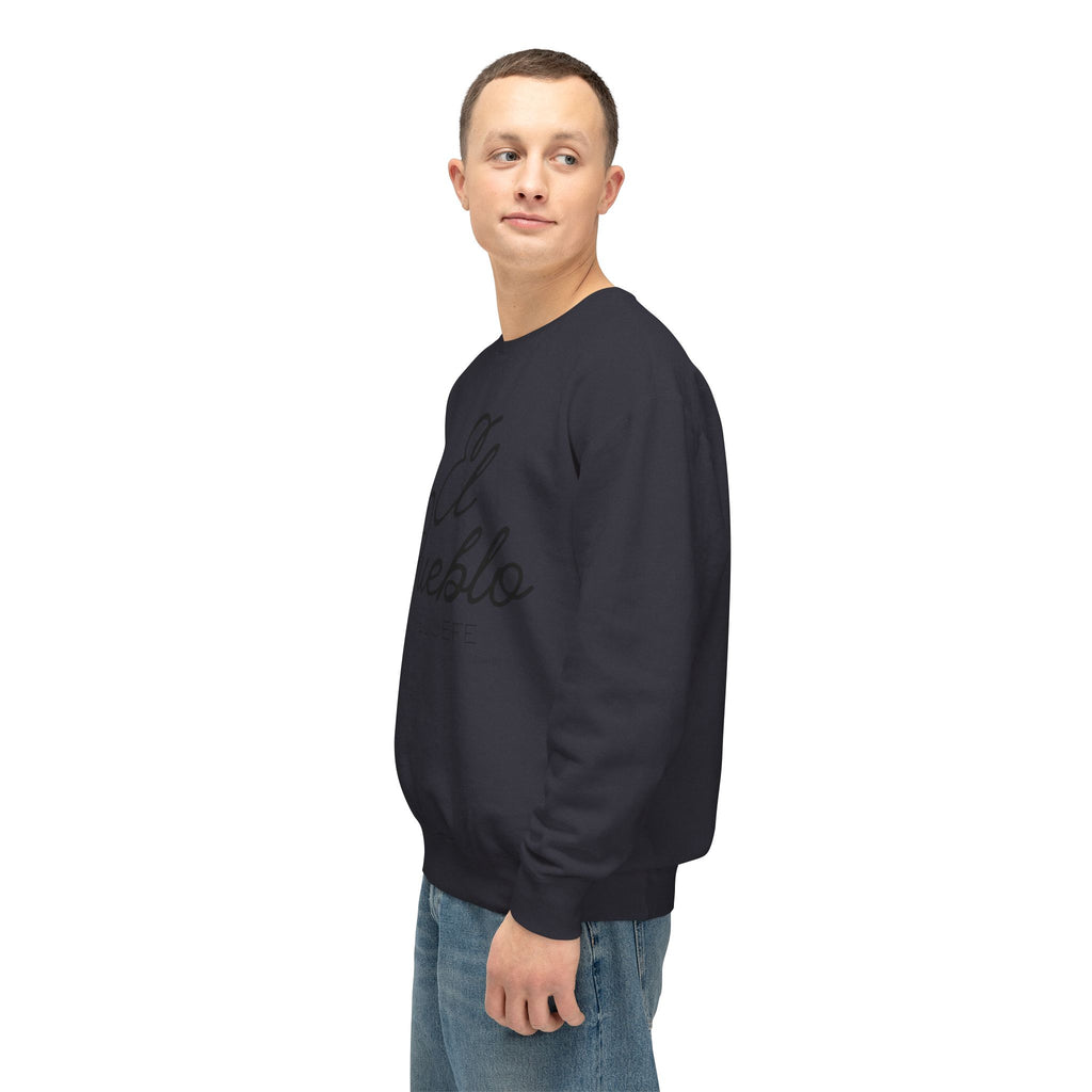 El Pueblo Crewneck Sweatshirt — "El Pueblo es el Jefe" Script Pullover