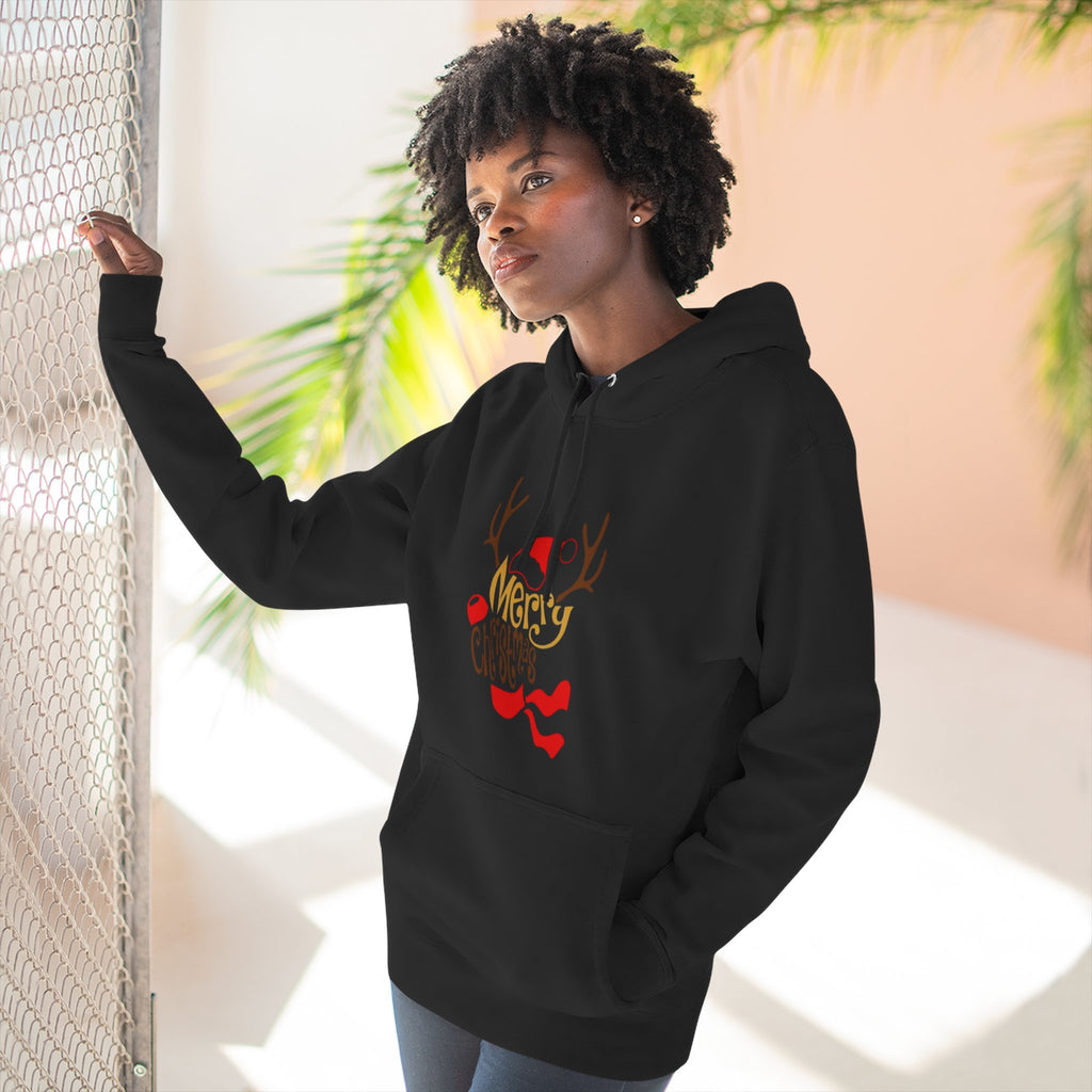 Holiday Apparel | Christmas Tees & Sweatshirts with Festive Quotes Merry Christmas Fleece Hoodie