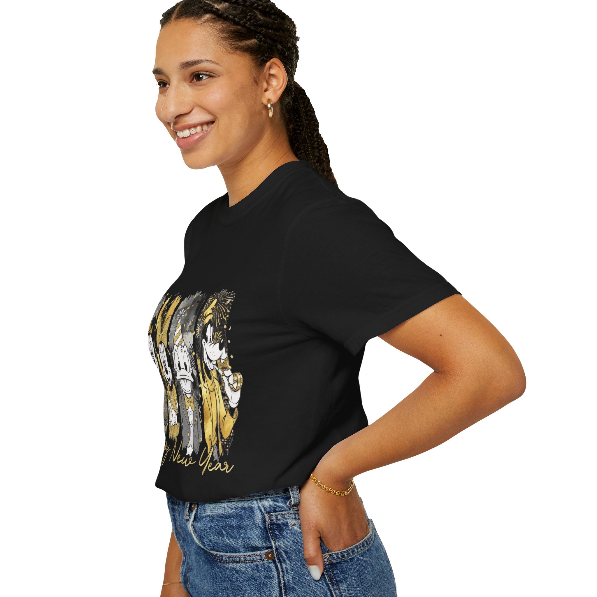 New Year Mickey & Friends T-Shirt  'Happy New Year' Graphic Tee