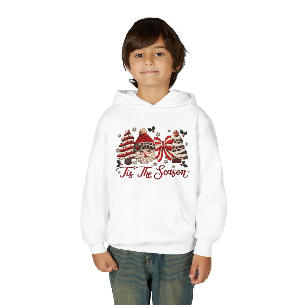 Youth Hoodie  Grinch Christmas Scene with 'Maybe Christmas' Quote
