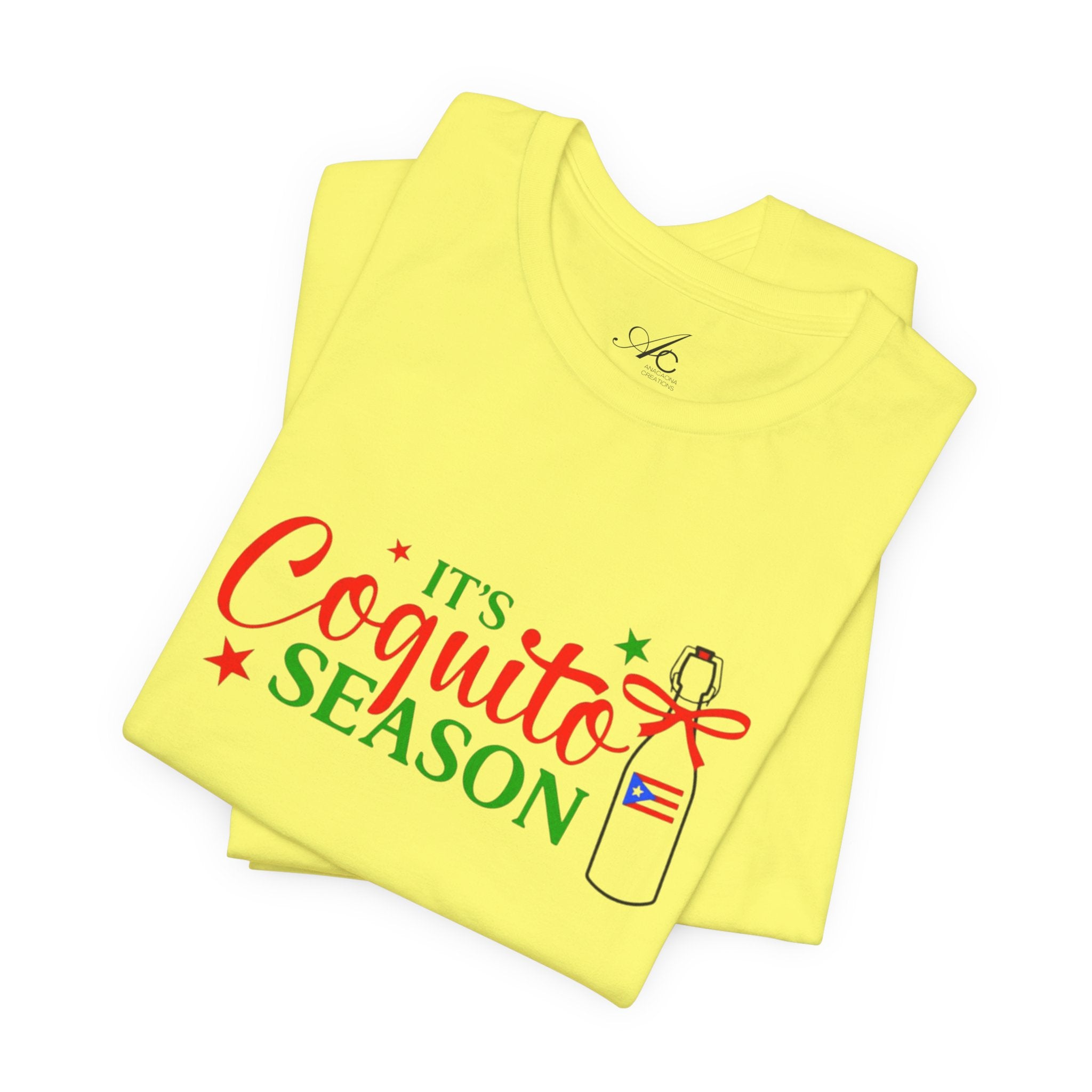 It's Coquito Season T-Shirt - Christmas Puerto Rican Holiday Cocktail Tee