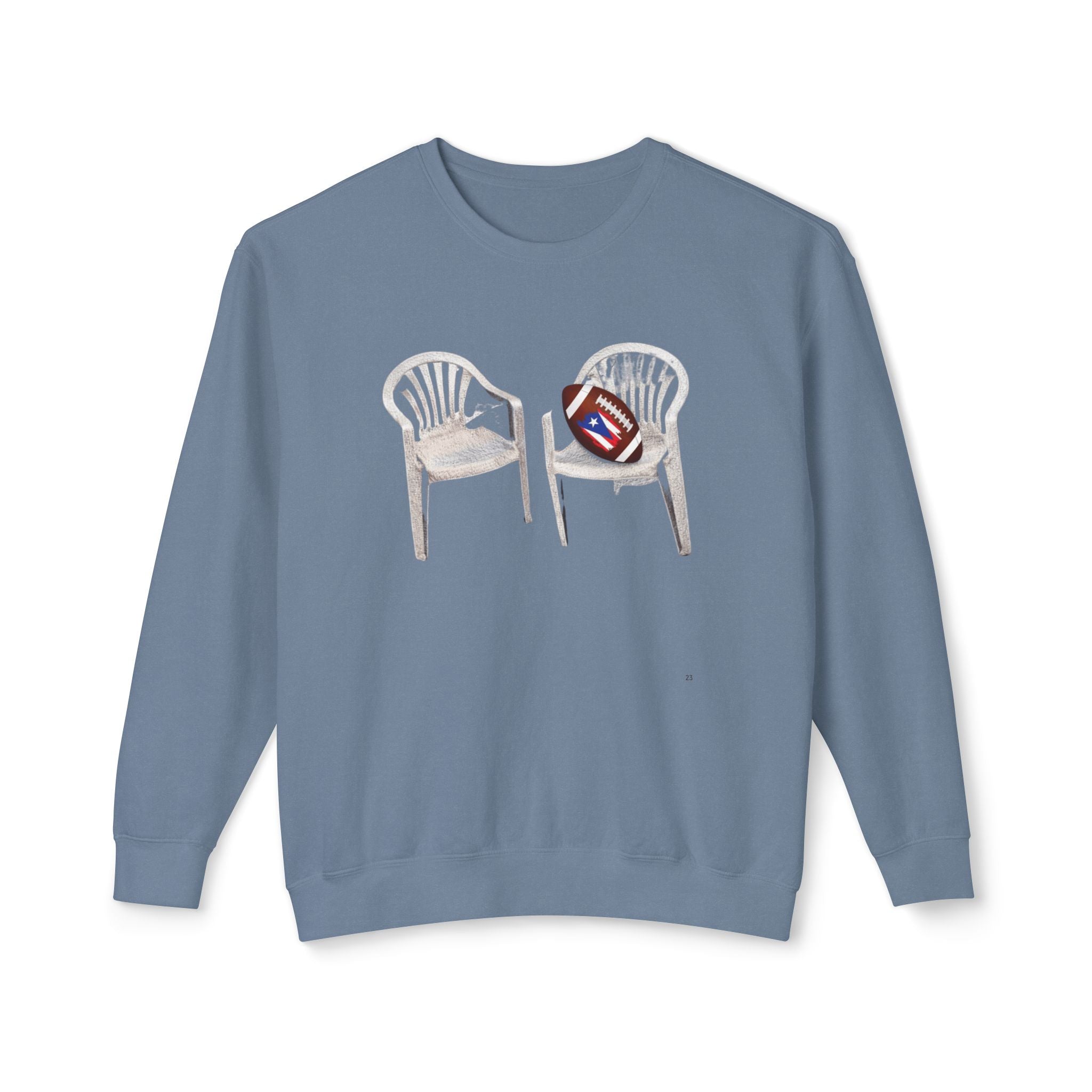 Benito Super Bowl 94 Puerto Rico Shirt Chair Vibes Crewneck Sweatshirt
