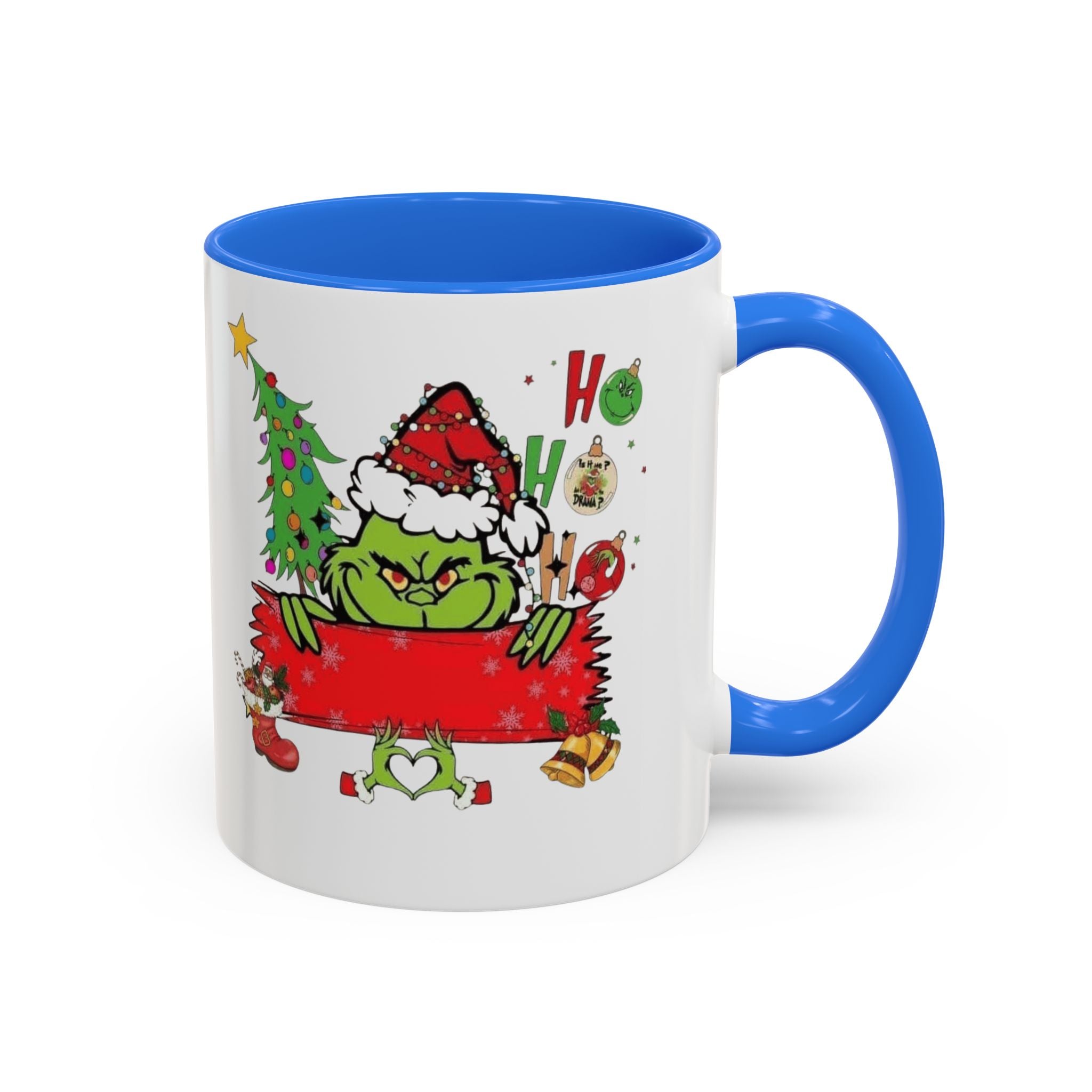 Christmas Grinch Mug (11oz & 15oz)  Funny Holiday Coffee Cup with Grinch Illustration Christmas Mugs Collection!