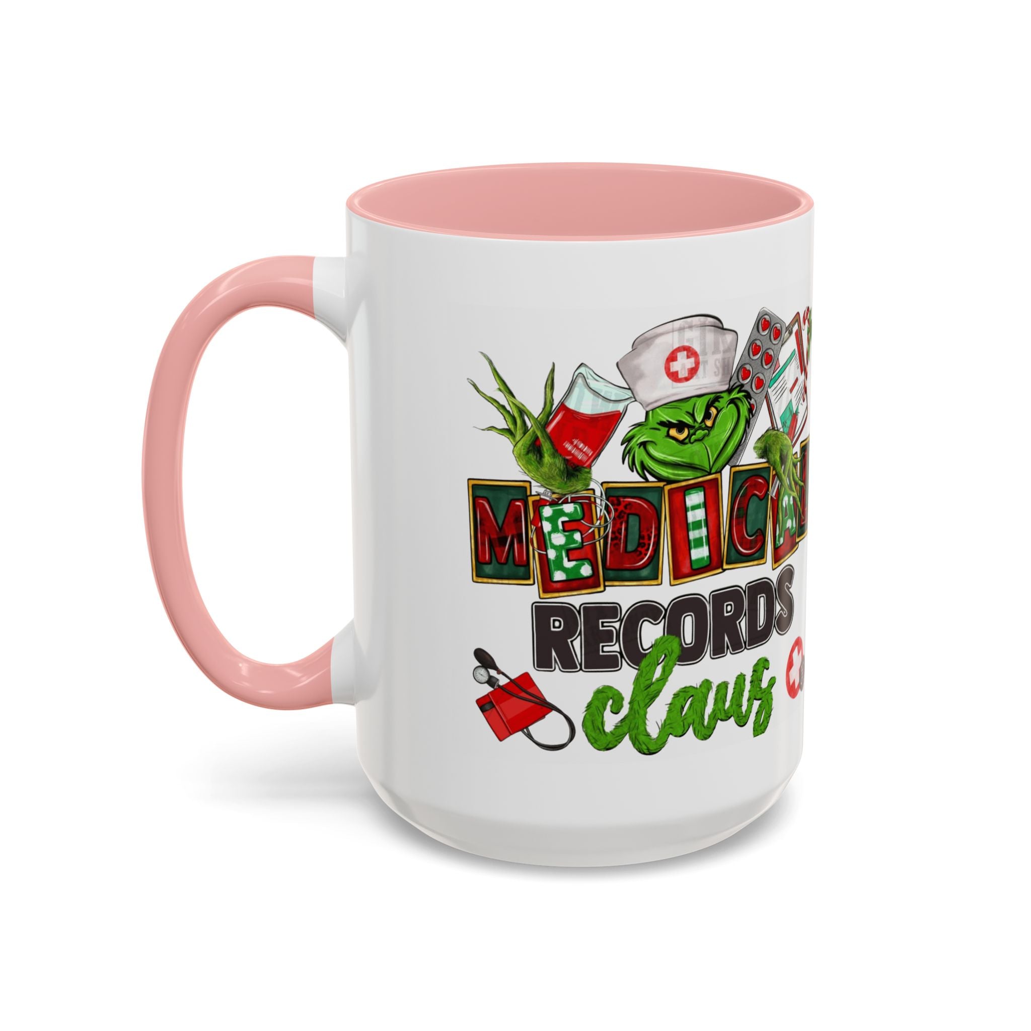 Medical Records Claus Coffee Mug — Funny Holiday Nurse & Medical Staff Gift (11/15oz) Medical Christmas Mug,