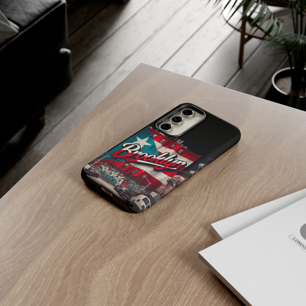 Brooklyn Street Art Phone Case  Urban Graffiti Protective Cover