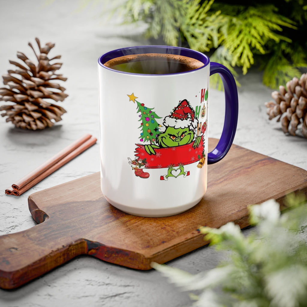 Christmas Grinch Mug (11oz & 15oz)  Funny Holiday Coffee Cup with Grinch Illustration Christmas Mugs Collection!