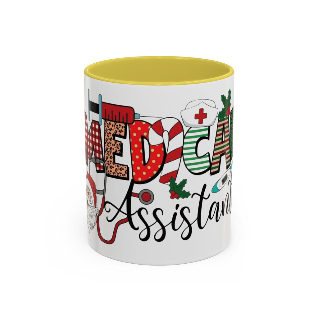 Medical Assistant Christmas Mug — Festive Colorful 11oz/15oz Coffee Cup Medical Christmas Mug