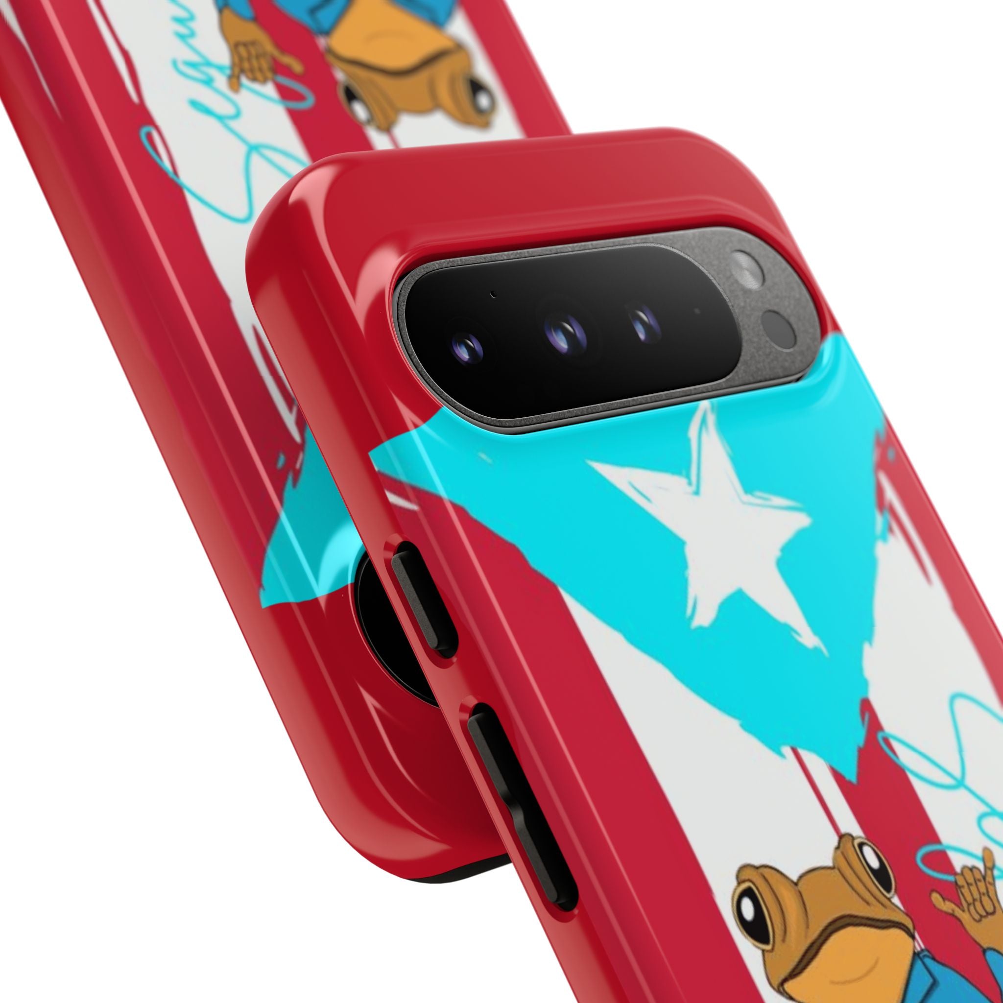 Puerto Rican Flag Frog Design ("Señorita Hops")Phone Case Isla del Encanto Phone Case – Puerto Rican Style