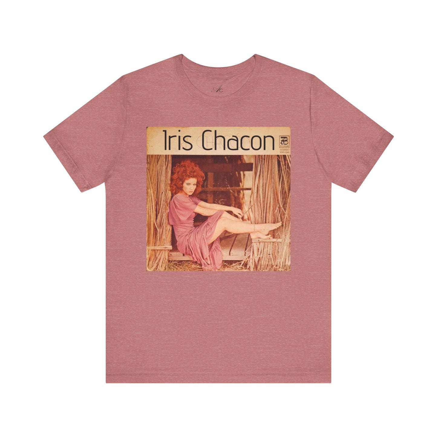 Retro Iris Chacon Unisex Tee, Vintage Music Shirt, Bohemian T-Shirt, Gift for Her, 90s Style Top