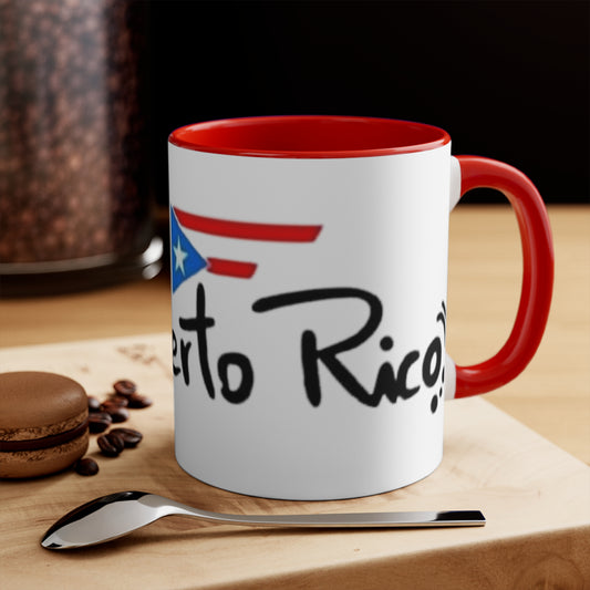 Café con Boricua: Puerto Rico-Themed Mugs & Cups Puerto Rican Flag Mug Accent Mugs