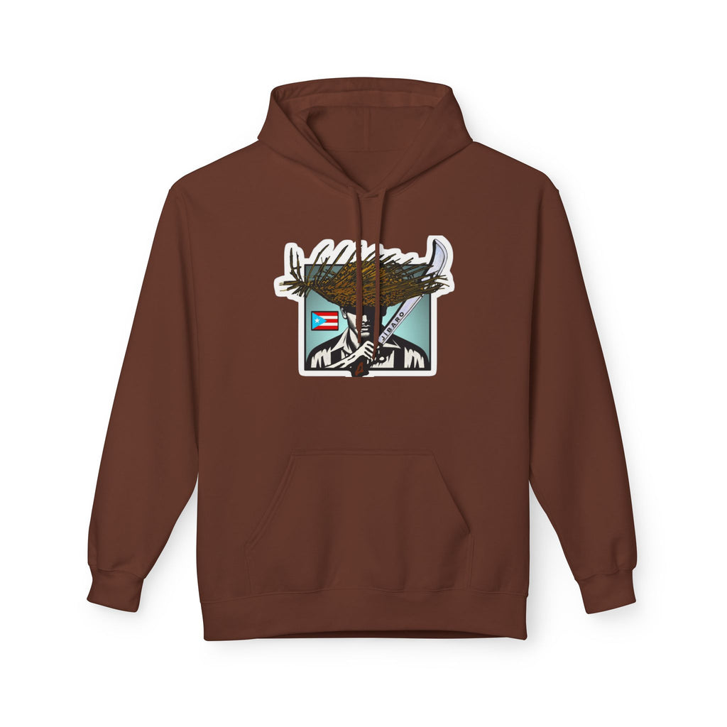 Gíbaro Hoodie  Puerto Rican Pride Pullover with Flag Machete Design