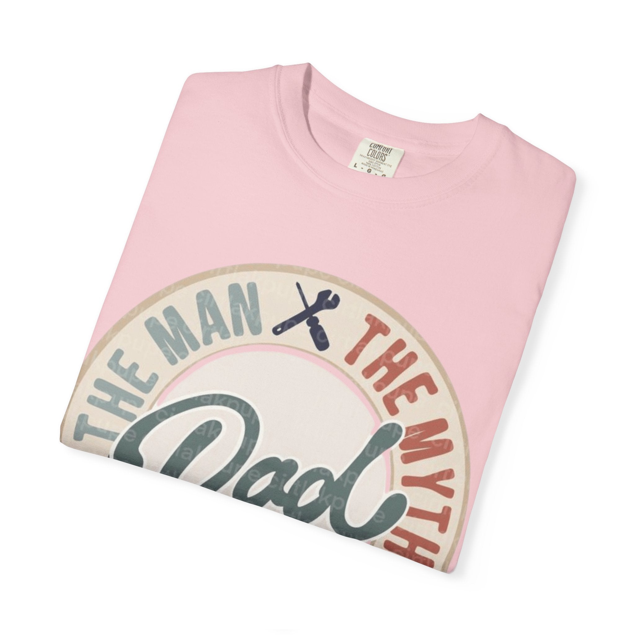 Dad Retro Badge T-Shirt — “Dad: The Man, The Myth, The Legend” Father’s Day Tee