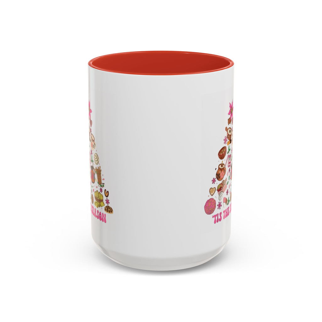 Coffee Mug - 'Tis the Season' Holiday Cookie Tree Accent Mug (11/15oz)