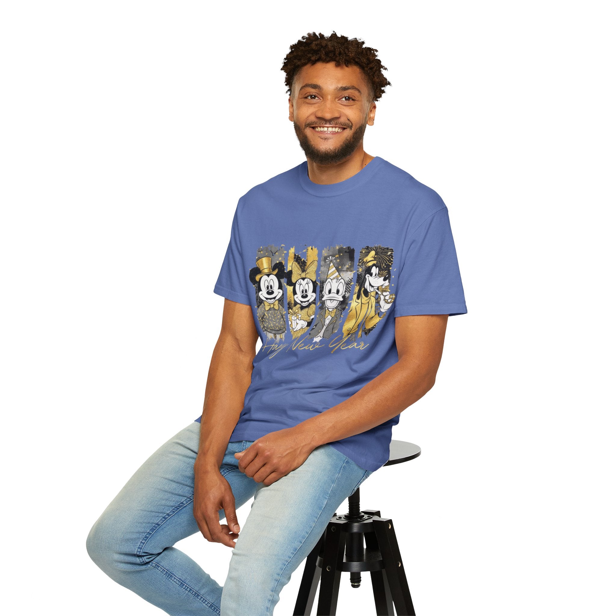 New Year Mickey & Friends T-Shirt  'Happy New Year' Graphic Tee