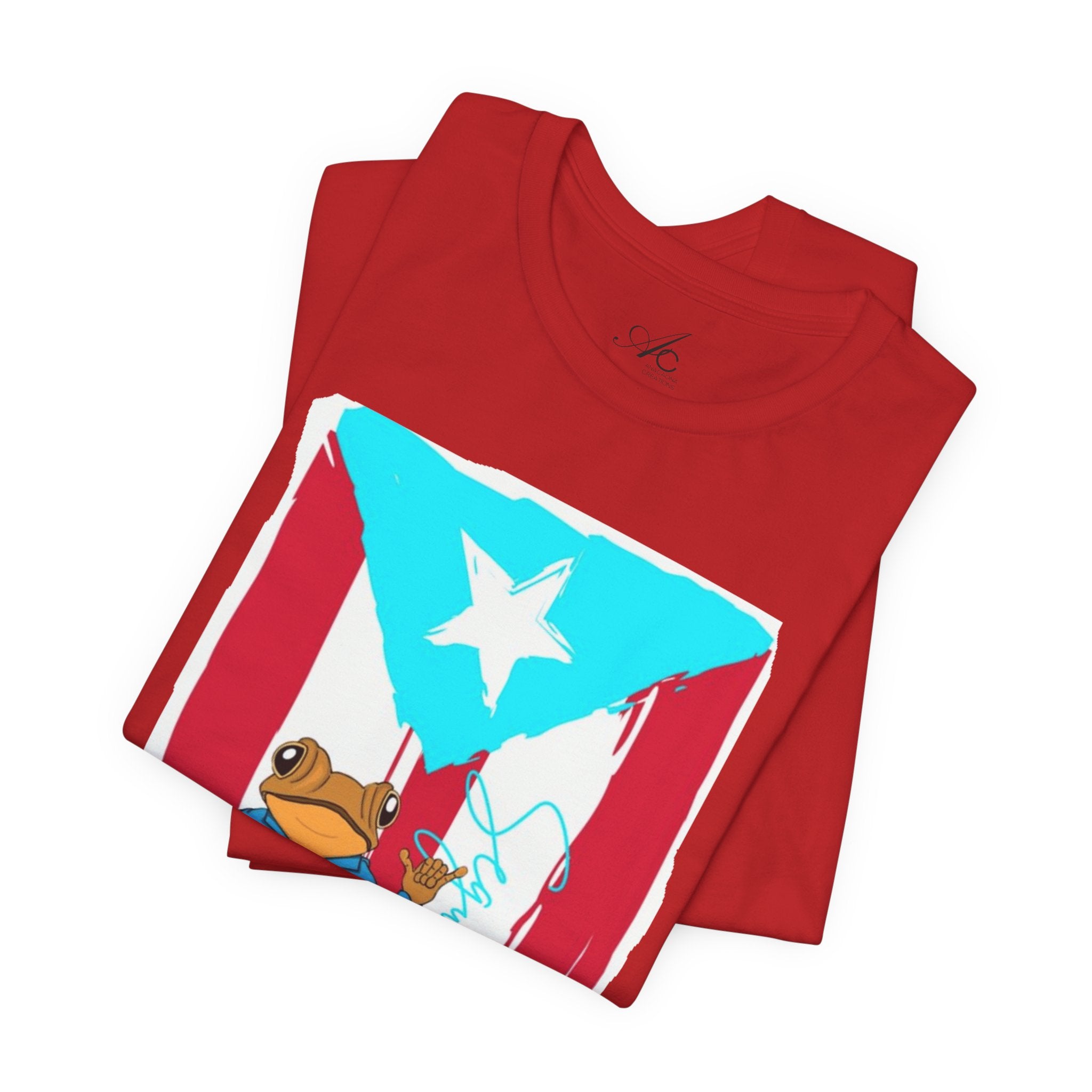 Puerto Rican Coqui Flag T‑Shirt  Boricua Pride Tee