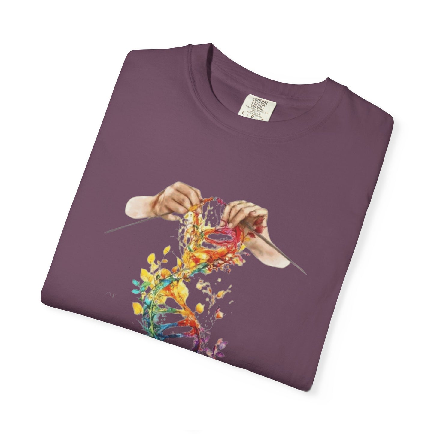 👚 Soft. Stylish. Mom-approved. Order now and gift her something she'll actually wear! Colorful DNA Art Unisex T-shirt, Science Tee, Creative Garment, Gift for Scientists,