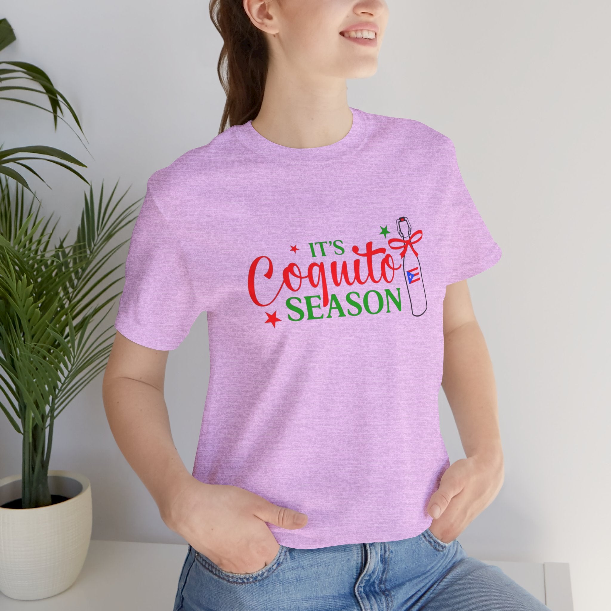 It's Coquito Season T-Shirt - Christmas Puerto Rican Holiday Cocktail Tee