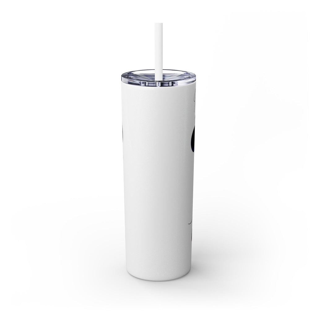 I Love You More Than Travel Tumbler — 20oz Skinny Cup with Straw