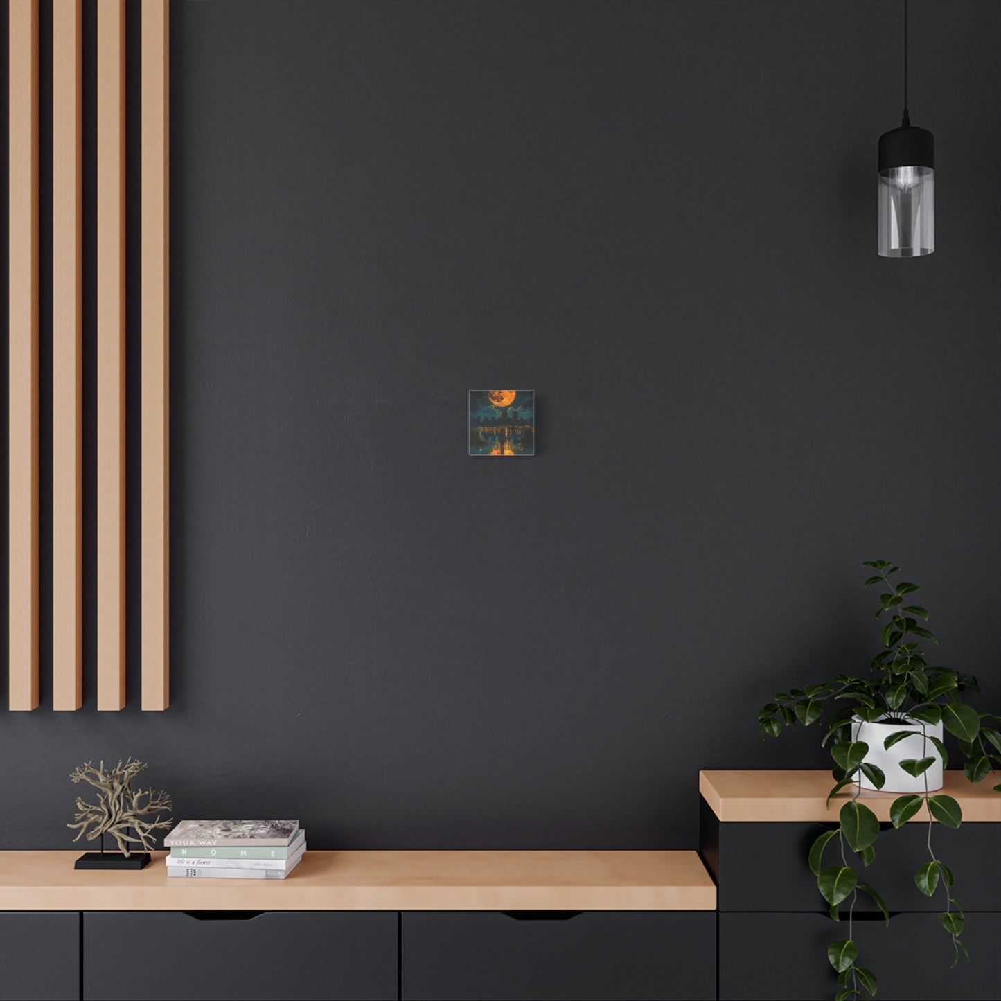 Because words have the power to move you let them live on your wall, Unique Nightscape Decoration, Perfect for Any Occasion
