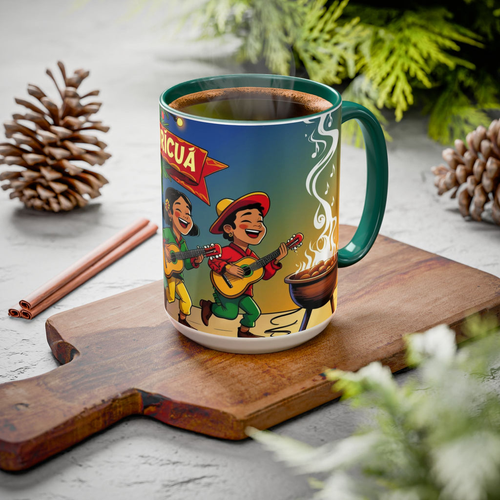 Navidad Boricua Mug Vibrant Puerto Rican Celebration Mug