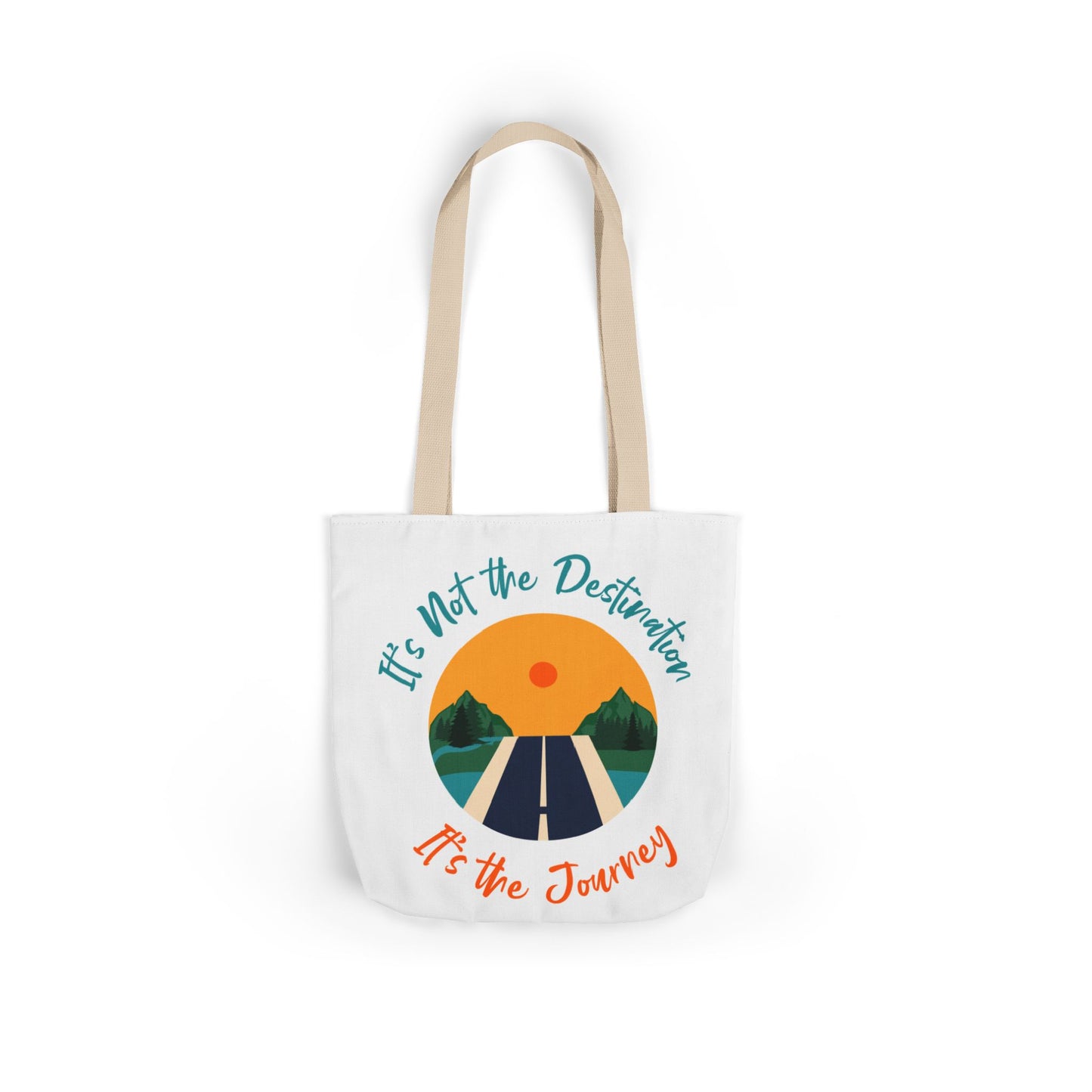 Inspirational Canvas Tote Bag – Perfect for Everyday Adventures, Eco-Friendly Shopping, Beach Days, Travel Companion, Gift for Wanderlust
