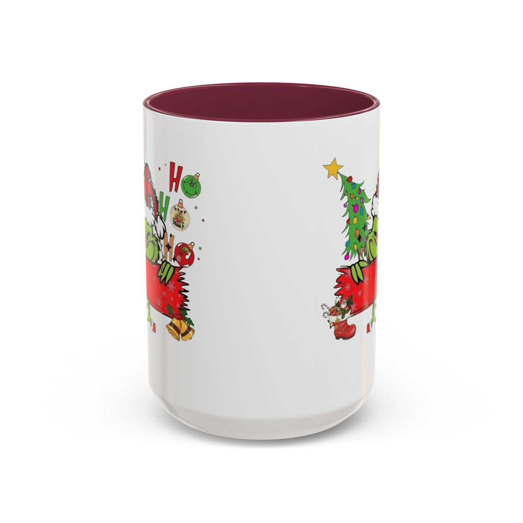 Christmas Grinch Mug (11oz & 15oz)  Funny Holiday Coffee Cup with Grinch Illustration Christmas Mugs Collection!