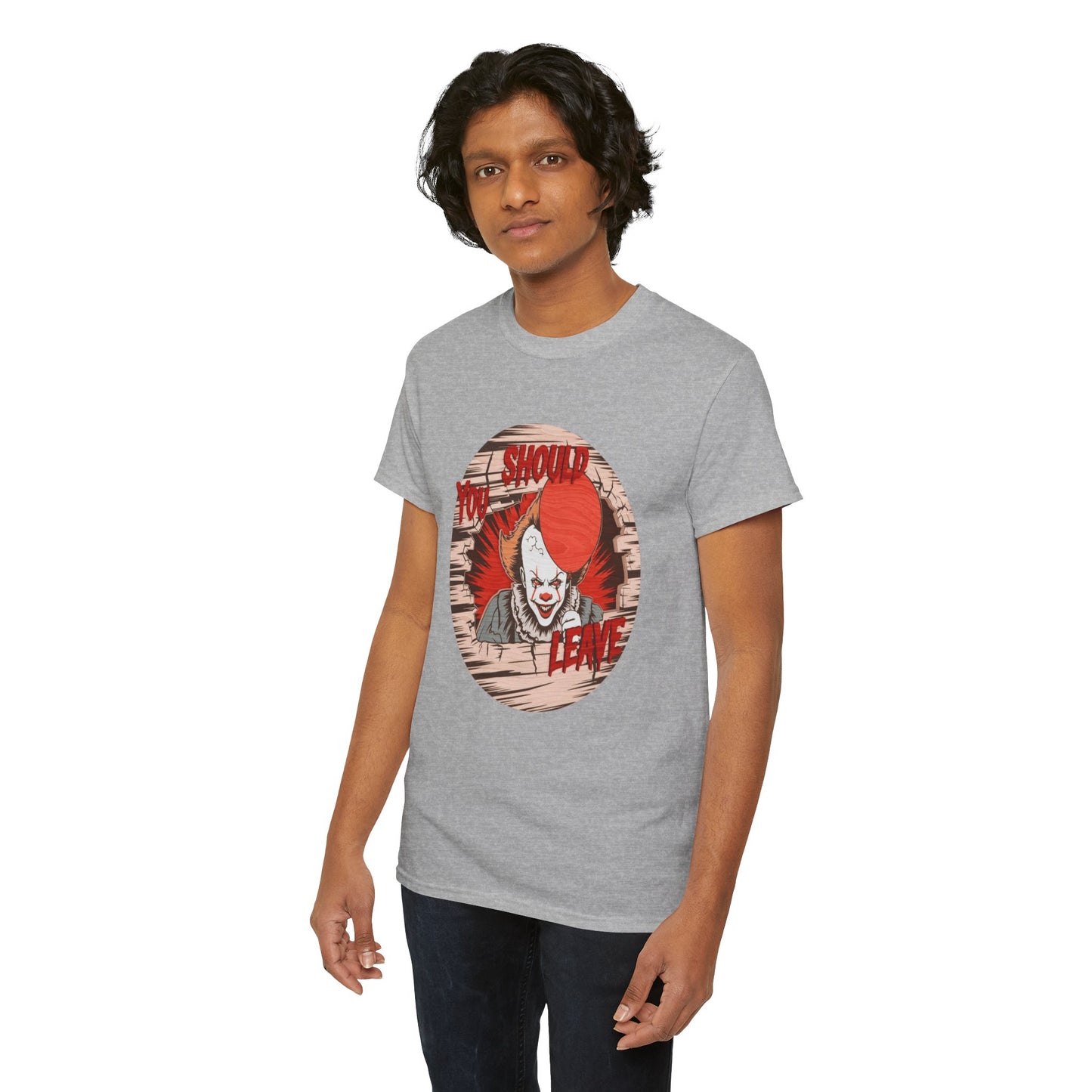 Horror Graphic Tee, Halloween Costume Shirt, Unisex Creepy Cotton Tee, Funny Horror T-Shirt, Retro Scary Outfit